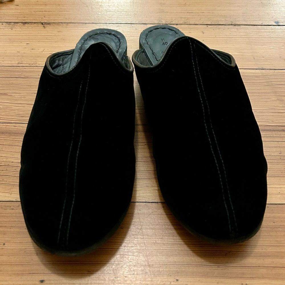 Sabah Catalina Black Velvet Babas. Womens Size 40. - Picture 4 of 14